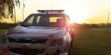 Bomberos de Arroyito se suman a la busqueda en San Francisco