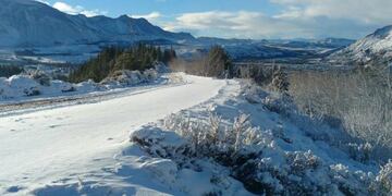 Vista de la cordillera desde Neuquén\u002E