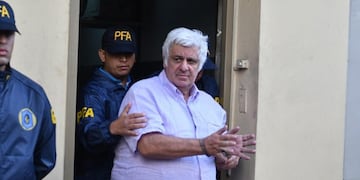 Alberto Samid fue trasladado a Comodoro Py (Foto: Federico López Claro)