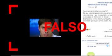 Es falso que Kicillof dijo que hay que expropiar los campos y que Venezuela es un país modelo