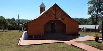 La primera capilla ecológica de la provincia fue inaugurada en Andresito