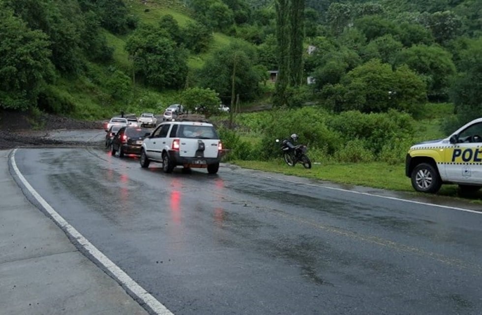 Es normal el transito hacia los valles por la ruta 307