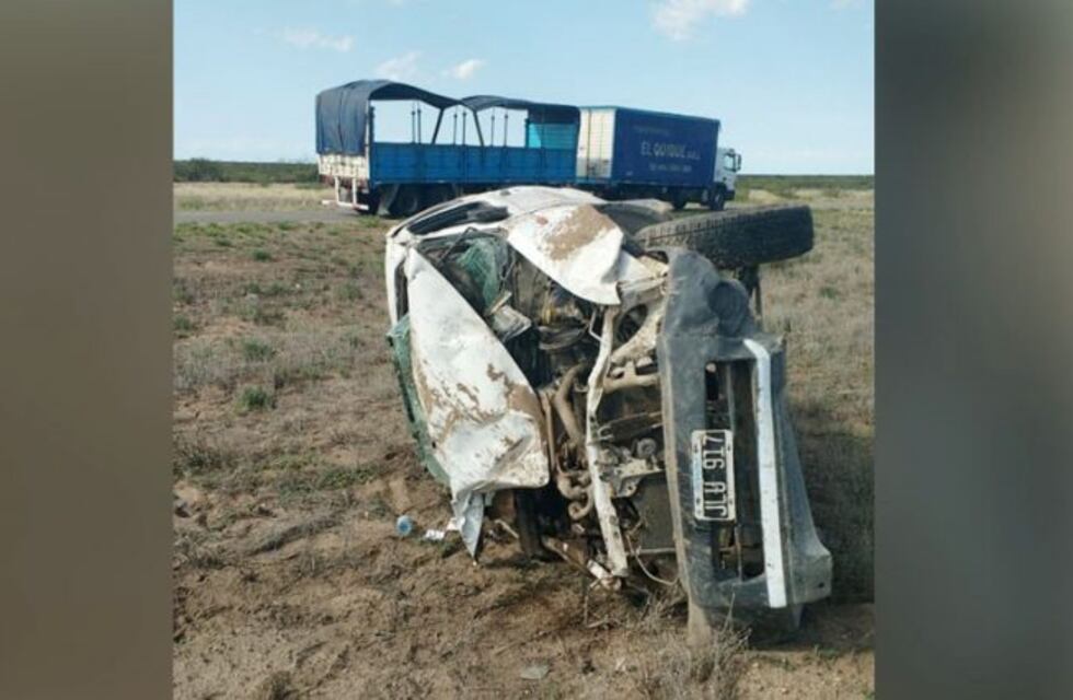 Un santarroseño volcó en la Ruta Provincial N° 20 cerca de La Reforma