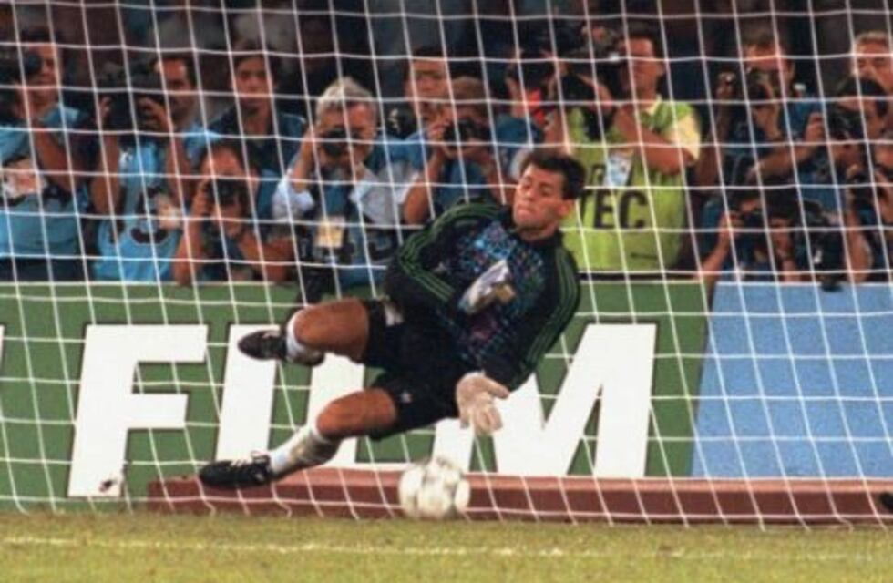 Sergio Goycochea recreó el histórico penal ante Italia