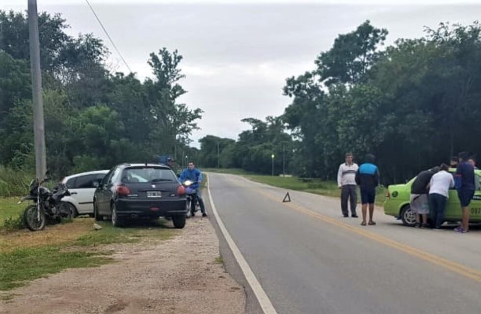 Sufrieron politraumatismos tras chocar un perro