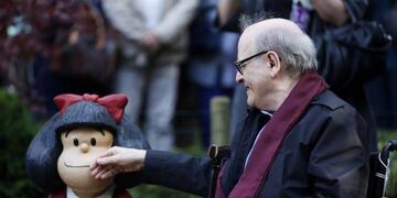 Quino, creador de Mafalda (Foto: DPA)
