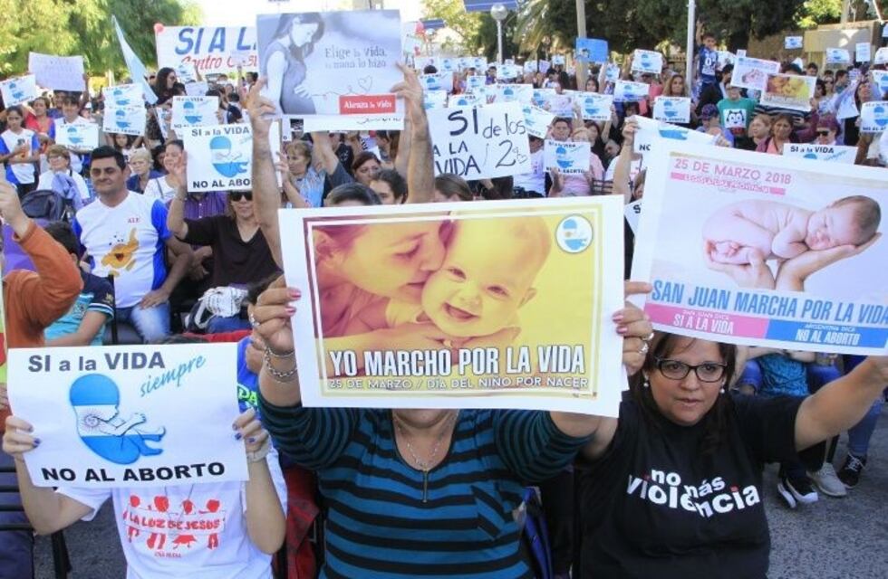 San Juan también marchó en contra de la despenalización del aborto