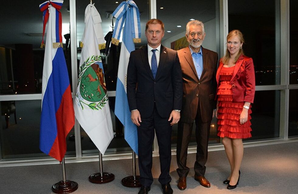 El embajador de Rusia llegó a San Luis en su primera salida al interior