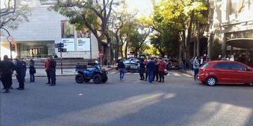 Puñaladas y disparos en pleno Palermo (Foto: captura de TN)