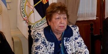 Dra\u002E Clara De Langhe de Falcone, presidente del STJ de Jujuy