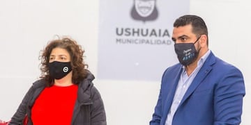 El intendente Walter Vuoto junto a la secretaria de Acceso a la Salud de Nación, Dra\u002E Carla Vizzotti, recorrieron el Polo Hospitalario de Ushuaia