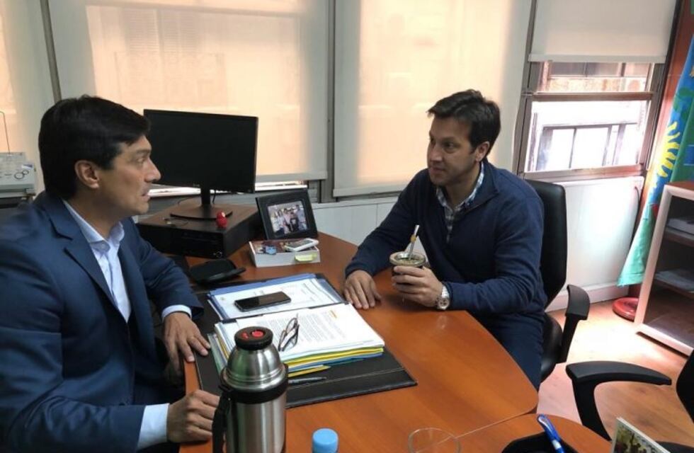 Rojas se reunió con el Legislador Pablo Ansaloni