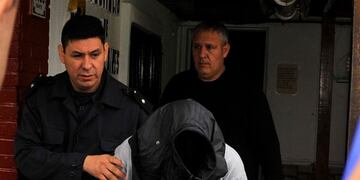 Uno de los jóvenes detenidos por el crimen del diácono Guillermo Luquín\u002E (Maxi Failla)