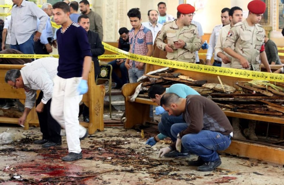 Al menos 43 muertos en dos atentados contra dos iglesias en el norte de Egipto