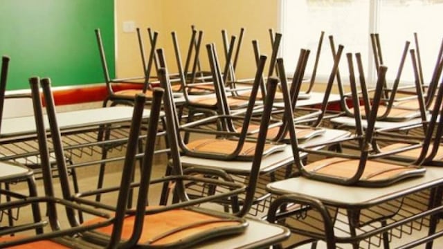 Aulas vacías, chicos sin clases.
