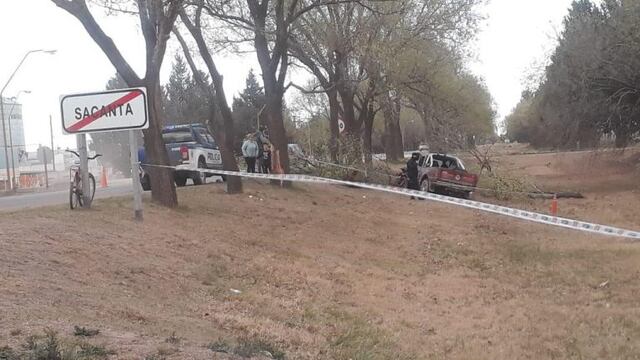 Accidente en la localidad de Sacanta