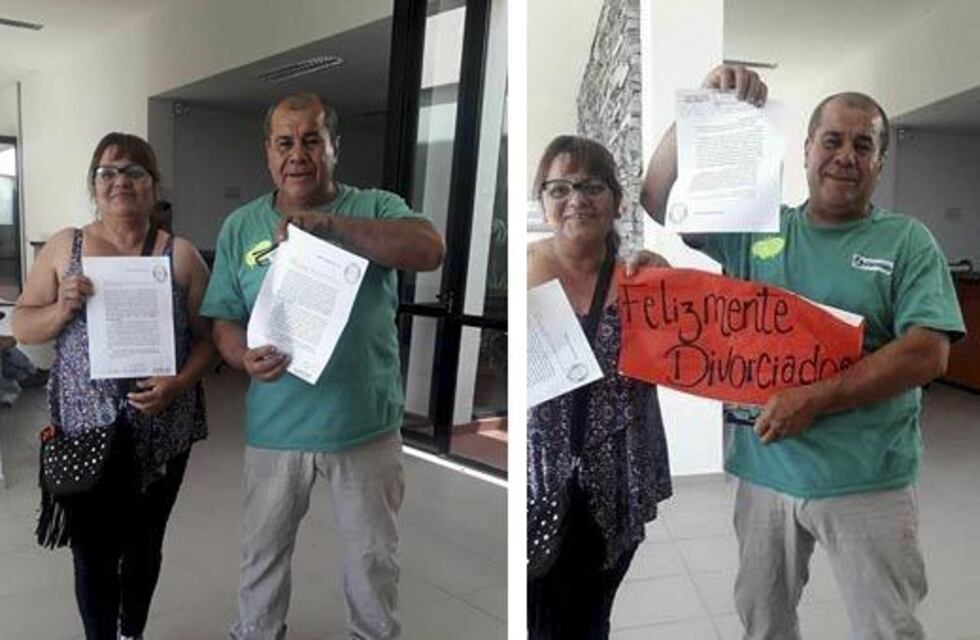 Felizmente divorciados: se separaron celebrando con champagne