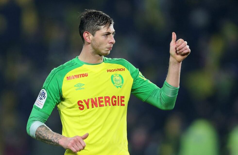 La última foto de Emiliano Sala antes de su desaparición en el vuelo que lo llevaba a Cardiff