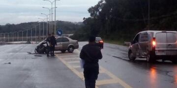 Choque ocurrido en San Ignacio\u002E (TVMisiones)