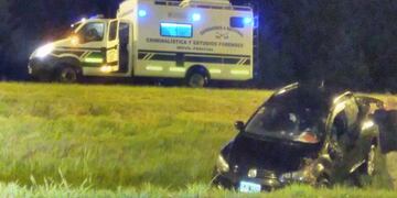 Santa Ana: perdió en control de su vehículo y chocó