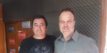 Adrián Lorefice y Mariano Bearzotti, dos de los organizadores del Primer Encuentro de Turismo Alternativo Adaptado