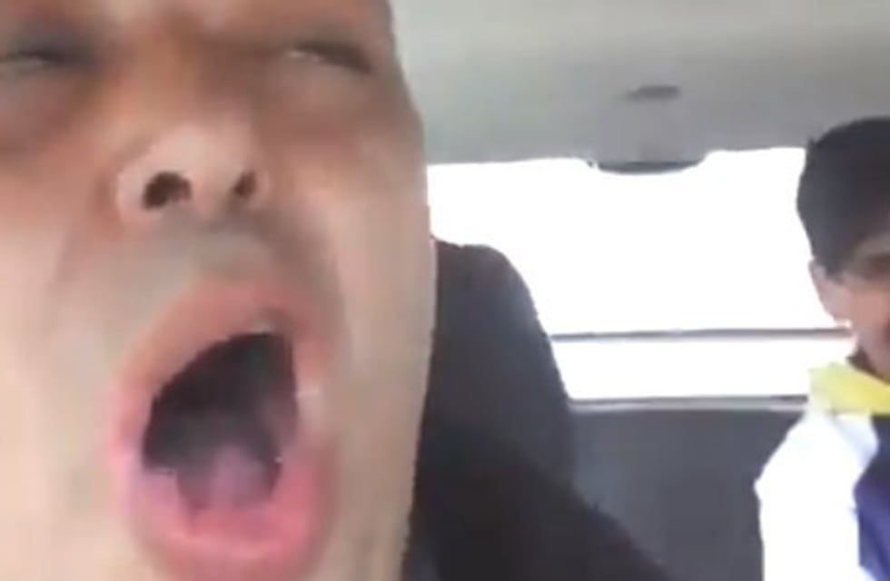 Video emocionante: el taxista que le relató un gol a Luquitas Rodríguez, de Los Murciélagos