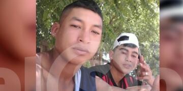 Pablo Escudero junto a Federico Sosa en una de las tantas tarde que pasaron juntos\u002E