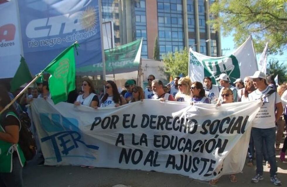 Paritaria docente: Unter se reunirá el lunes 29 con autoridades de Río Negro