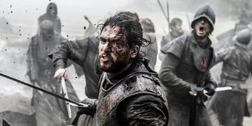In this image released by HBO, Kit Harington appears in a scene from