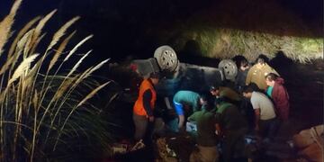 El accidente terminó con una pareja de sanjuaninos hospitalizados\u002E