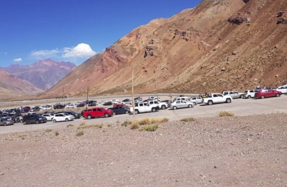 Regreso: hay dos horas de espera en el Paso Cristo Redentor