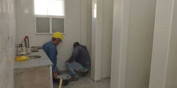Avanzan las obras en las instalaciones de la escuela Nº 6