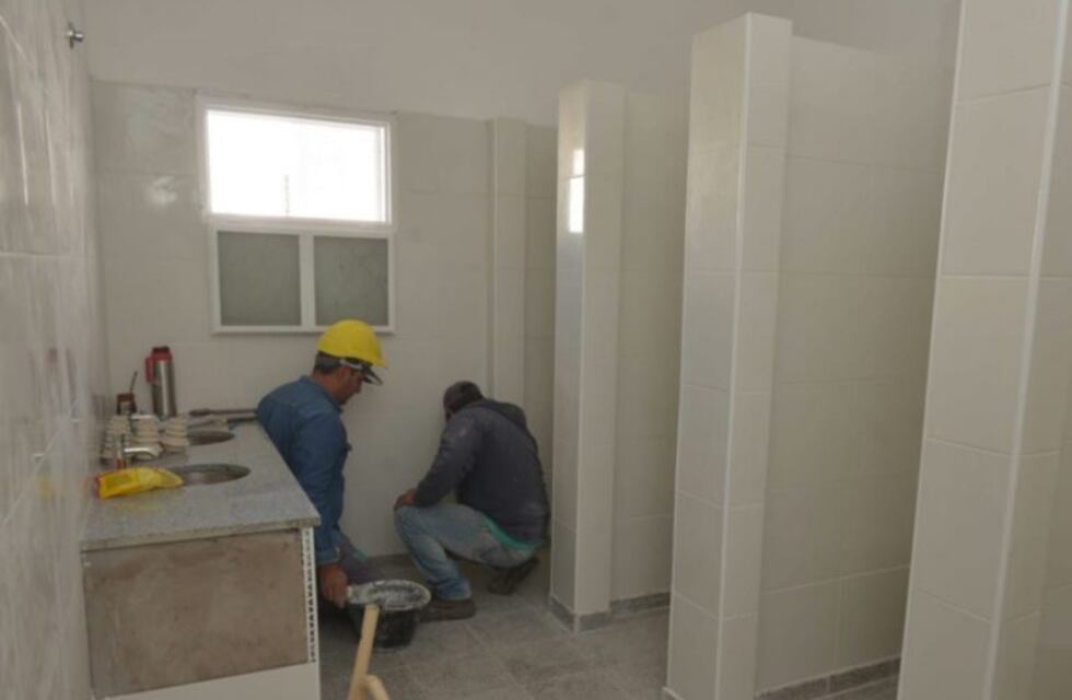 Avanzan las obras en la Escuela Primaria Nº 6