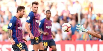 El golazo de Lionel Messi a Barcelona\u002E Foto: AFP\u002E