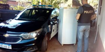 El electrodoméstico fue encontrado en un taller de refrigeración\u002E