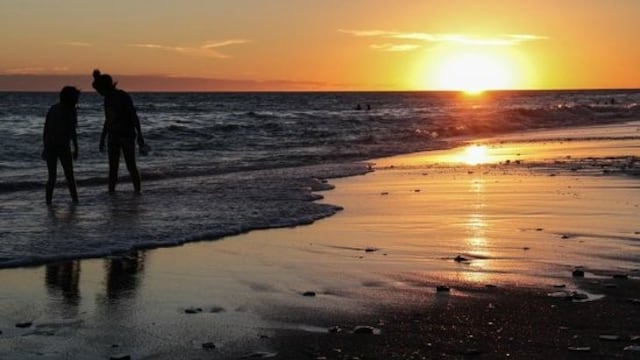 Atardecer en Pehuen Co