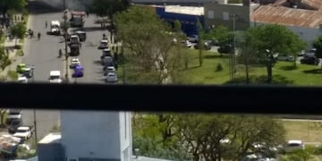 Voraz incendio en un depósito del Ministerio de Desarrollo Social de la provincia\u002E