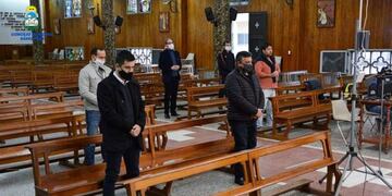 En Sáenz Peña celebraron una misa por "la liberación de la peste"