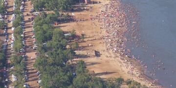 Balneario Banco Pelay - Concepción del Uruguay. (archivo).