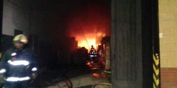 Incendio en Parque Chas\u002E (Twitter)