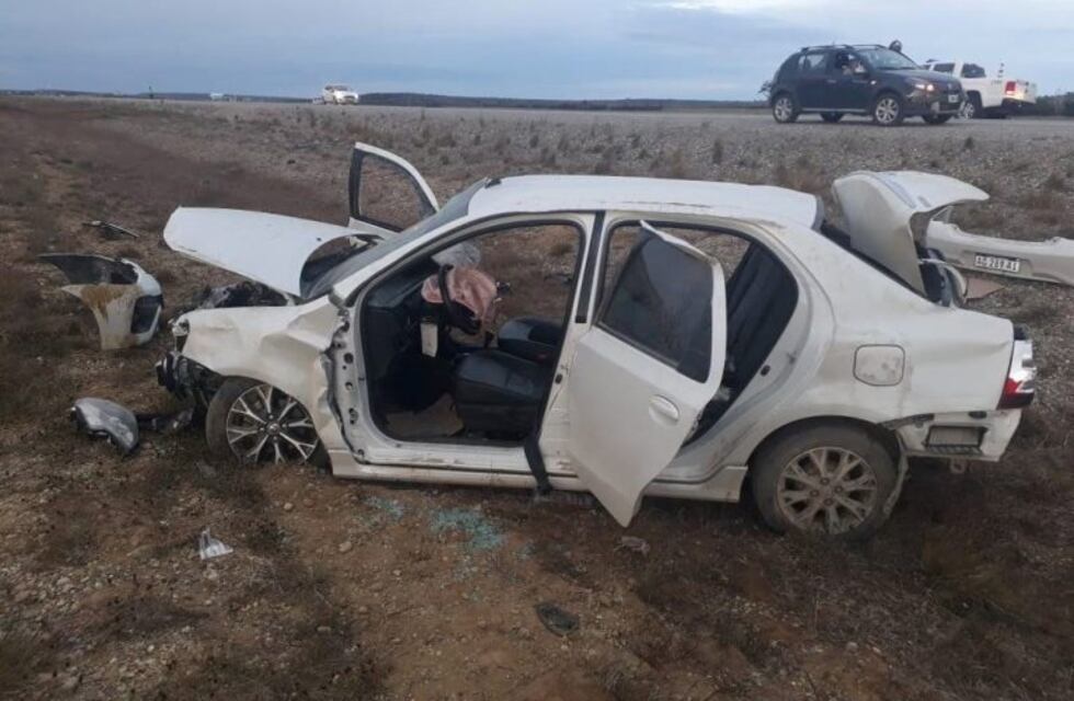 Choque y vuelco con heridos en Tolhuin