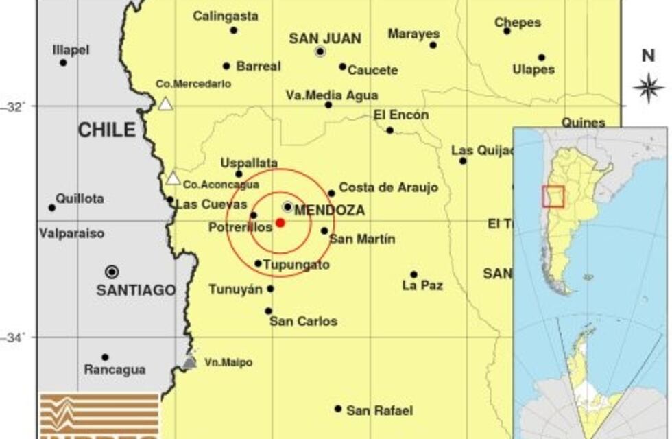 Tembló el sábado por la mañana en Mendoza