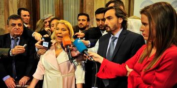 Elisa Carrió no pudo asumir este martes como presidenta de la Comisión Bicameral de Seguimiento y Control del Ministerio Público Fiscal\u002E (Clarín)