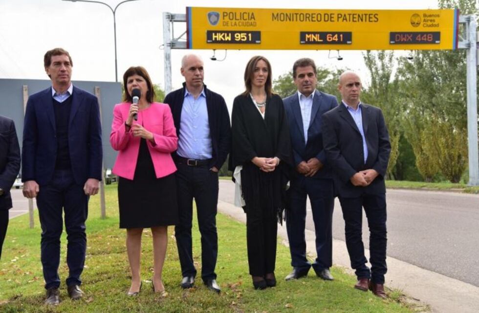 Larreta, Vidal y Bullrich presentaron el Anillo Digital de Seguridad en la Ciudad