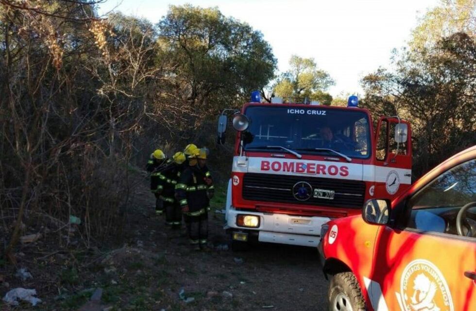 Se incendió una casa en Icho Cruz y las llamas fueron controladas