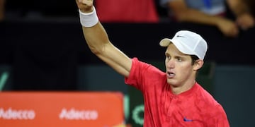 Nicolás Jarry fue suspendido por doping positivo en la Copa Davis\u002E (AP)