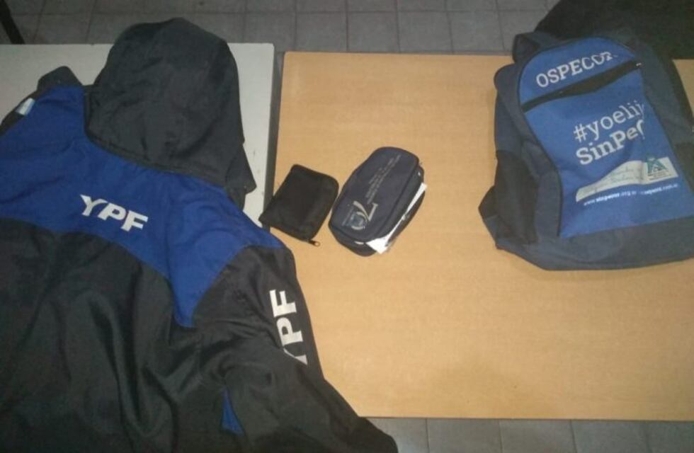 Malagueño: robó, descartó los objetos sustraídos y huyó