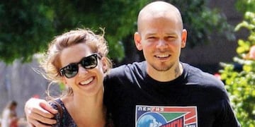 René de calle 13 y Soledad Fandiño