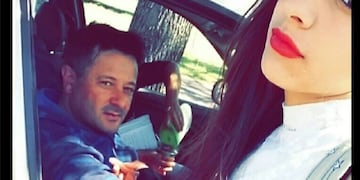 Paulo Moyano y su hija\u002E