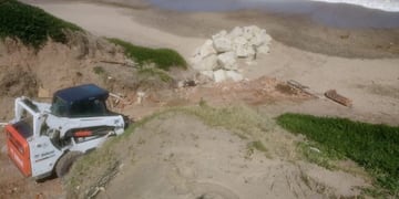 denuncian obras en un médano en la zona sur (Asamblea Verde Mundo)